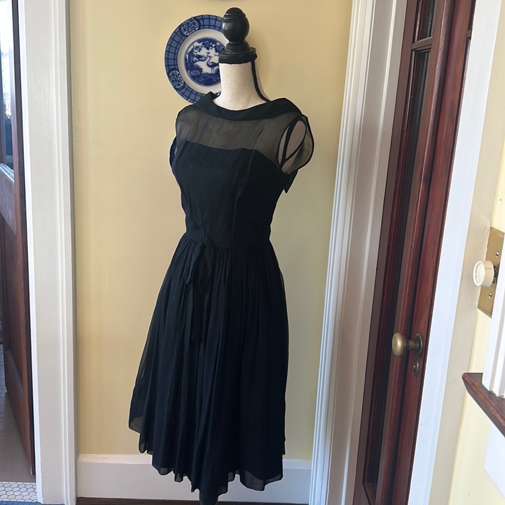 R&K Originals | 1950’s Vintage Black Cocktail Dress